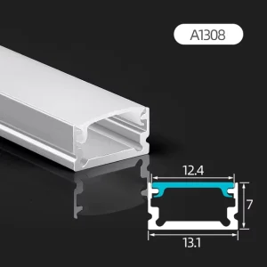 Led Strip Light Aluminum Profile Decoration Perfil Led Para Teto Cutting Extrusion Aluminum Profiles with Diffuser