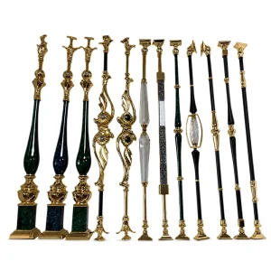 Light Luxury Aluminum Art Column Villa Staircase Balcony Railing Aluminum Alloy Stair Post Home Guardrail Accessories