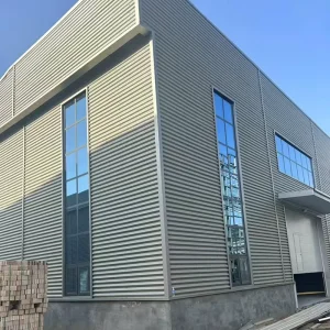 Light Metal Prefab Industrial Steel Structure Gable Frame Workshop Office Building Construction Warehouse