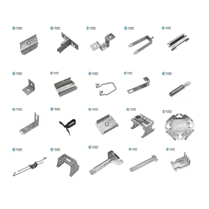 Light Steel Keel With Various Metal Accessories Ceiling Grid Components and External Accessories
