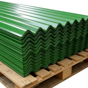 Light Weight Zinc Coated Corrugated Steel Sheet Fire Resistant Durable for Prefab House Concrete Reinforcement Floor Wall