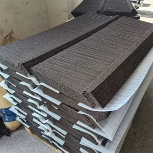 Lightweight Impact Resistant Anti Corrosion Roof Tiles for Villas Industrial Factories fireproof wood roofing tiles