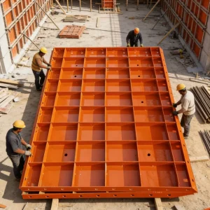Lightweight Metal Concrete Formwork for Construction Sites