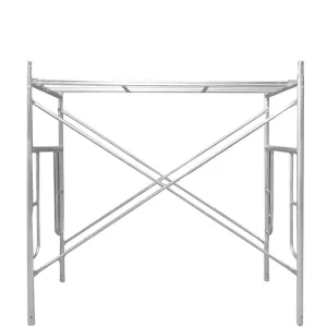 Lightweight Portable Walk Through Frame Scaffold Mobile Scaffolding With Brake Casters