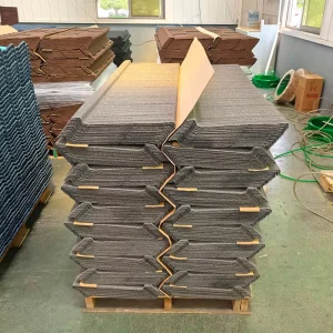 Lightweight Roofing Materials Stone Coated Metal Roofing Tiles Color Stone Coated Metal Roof Tile