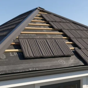 Lightweight Stone Coated Metal Roof Tile Modern Design Heat Resistant Waterproof Durable for Villas Resorts Hotels Parks
