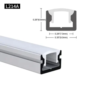 Linear Lamp Heat Sink Alu Profile for LED Strip Lighting Channel Extrusion Surface Mounting Aluminium LED Profile