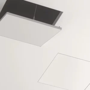 Lockable Aluminum Alloy Access Panels Modern Fireproof Metal Ceiling Tiles Artistic Design 2 Hours Fire Ceiling Grid