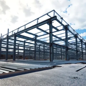 Long Lasting High Strength Galvanized Steel Building Solutions Sustainable Workshop Commercial Industrial Use Structures