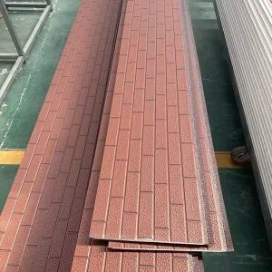 Long Lasting Insulated Metal Carved Boards for Prefab Homes