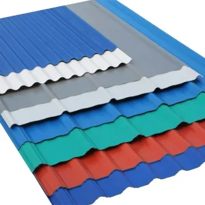 Long Size Corrugated Prepainted Galvanized Steel Iron Roofing Metal Sheets Color Coated Corrugated Sheet