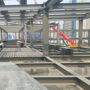 Low Cost Price Heavy Prefabricated Steel Structure Bridge Construction Building Materials with Welding Services Portal Design