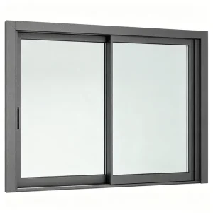 Low E Coated Glass Energy Saving UV Resistant Bedroom Aluminum Glass Sliding Window for Houses