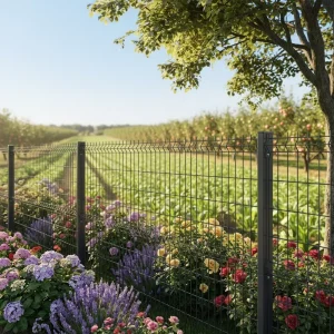 Low Maintenance 3D Wire Mesh Fence Anti Climb Metal Fence for Highway Road Side Protection