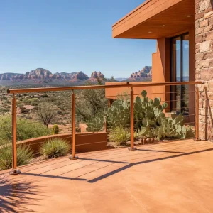 Low Maintenance Stainless Balustrade for Balcony Stairs Cable Railing