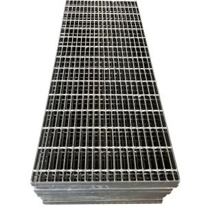 Low Price Hot Dip Galvanized Anti Corrosion Outdoor Construction Industrial Walkway Steel Grating Mexico
