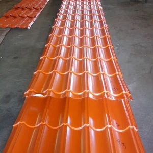 Low Price PPGI Corrugated Roof Sheets Galvanized Surface AZ30 AZ40 Coating Full Hard Custom Thickness (0.12 3.0mm) ASTM