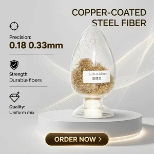 Low-Shrinkage Crack-Control Copper-Plated Micro Steel Fiber for Coastal Engineering