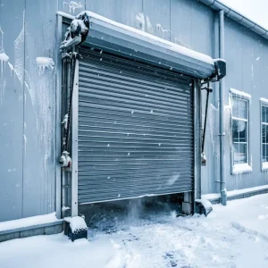 Low Temperature Resistant Roll up Door Thermal Industrial Sectional Doors for Food Processing Factory