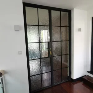 Luxury French Steel Doors with Manual Opening and Finished Surface for Villas Hotels and Apartments