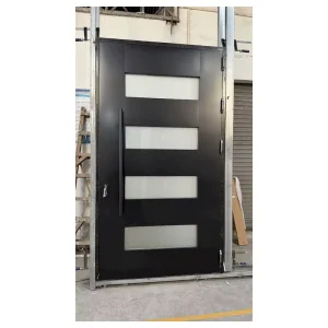 Luxury Metal Door Modern Metal Entrance Door Fire Resistant Steel Metal Door for Private Villa Entrance Projects