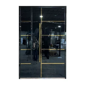 Luxury Metal Entry Doors House Modern Design Front Door Exterior Security Steel Door