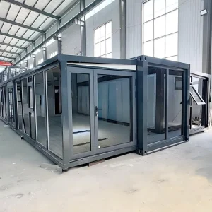 Luxury Modern Hotel Office 20ft 40ft Modular Waterproof Sturdy Home Prefabricated House Home Expandable Container House