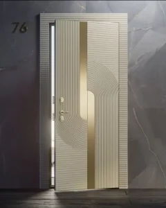 Luxury Turkish Style Anti Theft Steel Entry Door For Villa Residential Use