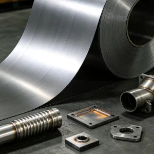 Magnetic Ferritic 430 Stainless Steel Coil Cold Rolled UNS S43000 ASTM A240 HL 8K Surface 4ft*8ft 0.3-6mm SS Coil