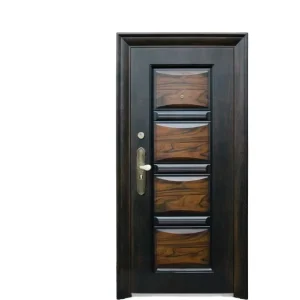 Main Entrance Metal Residential Door Steel Doors