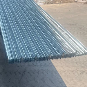 Manufacturer Building Material Wall Plaster Mesh Galvanized Metal Rib Lath G60 Ribbed Mesh Lath for Construction Work
