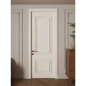Manufacturer ODM Finished Surface Waterproof Termite Proof Livingroom Customized Color and Size Interior WPC Door