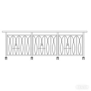 Manufacturer of zinc steel guardrails iron art fences for communities outdoor gardens yards and balcony railings