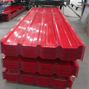 Manufacturers manufacture color corrugated galvanized steel warehouse roofing panels