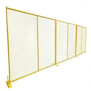 Market Hot Selling Galvanized Iron Portable Construction Temporary Fence Event Model Temporary Chain Link Fence for America