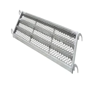 Material Q195 Q235B Galvanized Zinc Coated Construction Walk Board Scaffolding Platform Metal Planks with Hooks