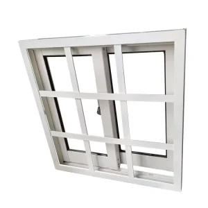 Materials Can Be Customized Double Glazed Aluminum Alloy Sliding Burglar Proof Windows with Anti Theft Metal Grill Modern Design