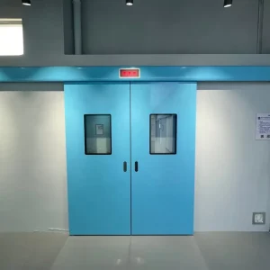Medical Automatic Sliding Airtight Double Door Operating Room Clean Airtight Door Hospital Electric Sensor Airtight Door