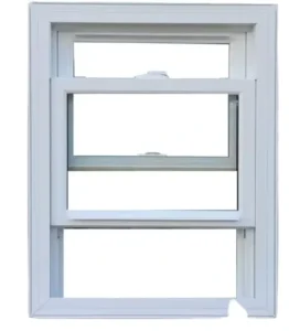 Meidoor Factory Residential System Hung Window Double Tempered Glass Vinyl Upvc Pvc Single Hung Windows
