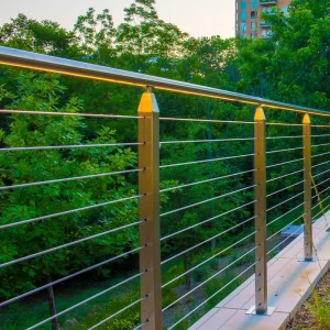 Metal Balustrade Design Metal Wire Mesh Railings for Balcony