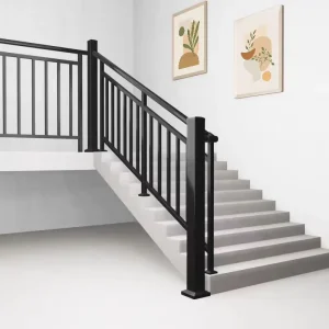 Metal Balustrades Handrails Indoor and Outdoor Safety Balcony Aluminum Railing for Stairs