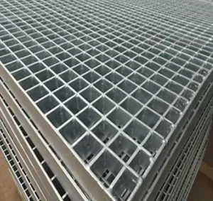 Metal Building Material Galvanized Steel Grating Flat Steel Galvanized Grating Cover Plate Drainage Steel Grating