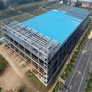 Metal Building Materials Multi Floor Prefabricated Industrial Steel Structure Workshop with Office for Construction