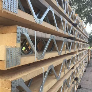 Metal Building Materials Wooden Roof Connector Galvanized Steel Metal Web Joists