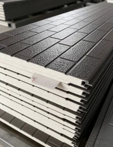 Metal Carved Board Galvanized Steel Fire Resistant Eco-Friendly Wall Panel for Cold Room and Wall Cladding Beautiful Durable