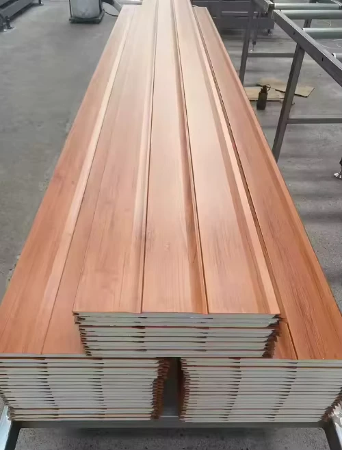 Metal Carved Slate Rock Wool Board Thermal Insulation