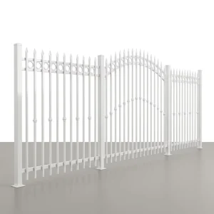 Metal Cast-iron Railings Apartments in Contemporary Design with DIY Installation Flooring Mounting