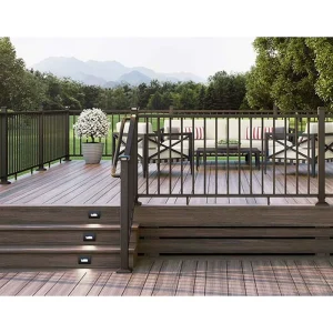 Metal Deck Balusters Rustic Stair Railing Wrought Iron Railings for Outside Steps