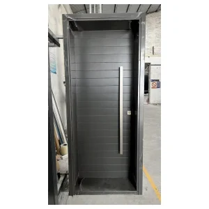 Metal Door Modern Metal Entrance Door Premium Outdoor Metal Door for Luxury Front Entrance Systems