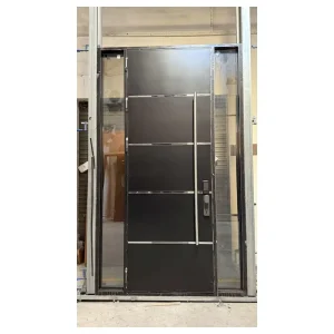Metal Door Stylish Metal Entrance Door Weather Resistant Metal Door for Residential Exterior Door Solutions